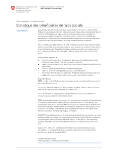 Statistique des bénéficiaires de l'aide sociale