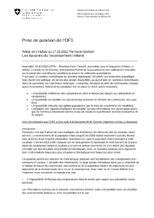 Les lacunes du recensement irritent