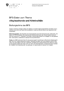 Asylsuchende und Kriminalität