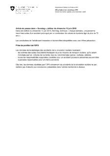 Jede Woche baut ein Autolenker über 70 Jahren einen tödlichen Unfall