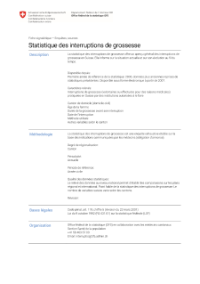 Statistique des interruptions de grossesse