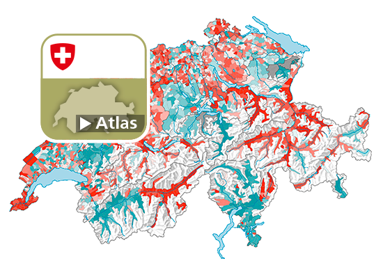 Variation de la force du Parti socialiste suisse (PS)