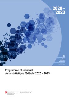 Programme pluriannuel de la statistique fédérale 2020-2023