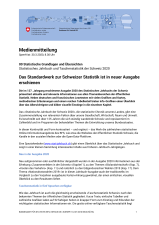 Das Standardwerk zur Schweizer Statistik ist in neuer Ausgabe erschienen