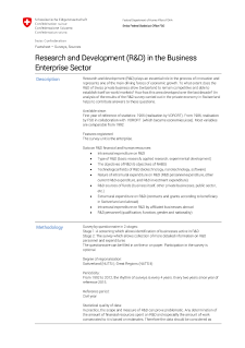 Research and Development (R&D) in the Business Enterprise Sector