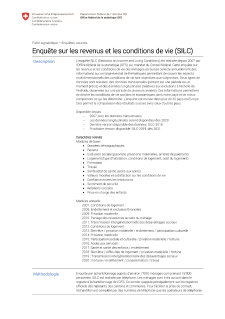 Enquête sur les revenus et les conditions de vie