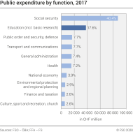 Public expenditure by function
