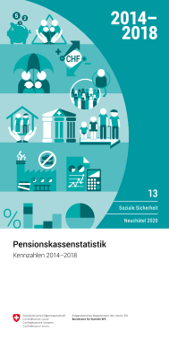Pensionskassenstatistik - Kennzahlen 2014-2018