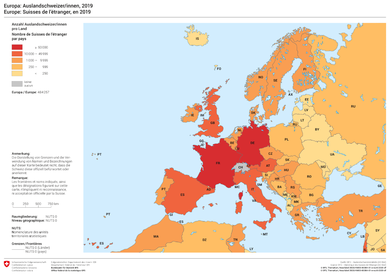 Europa: Auslandschweizer/innen