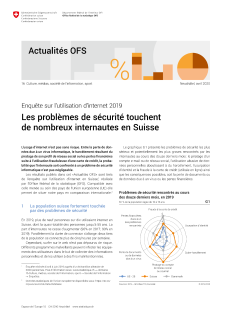 Les problèmes de sécurité touchent de nombreux internautes en Suisse
