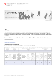 Quality report SILC 2017