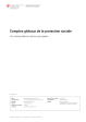 Comptes globaux de la protection sociale: Vue d'ensemble et notions principales
