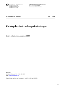 Katalog der Justizvollzugseinrichtungen