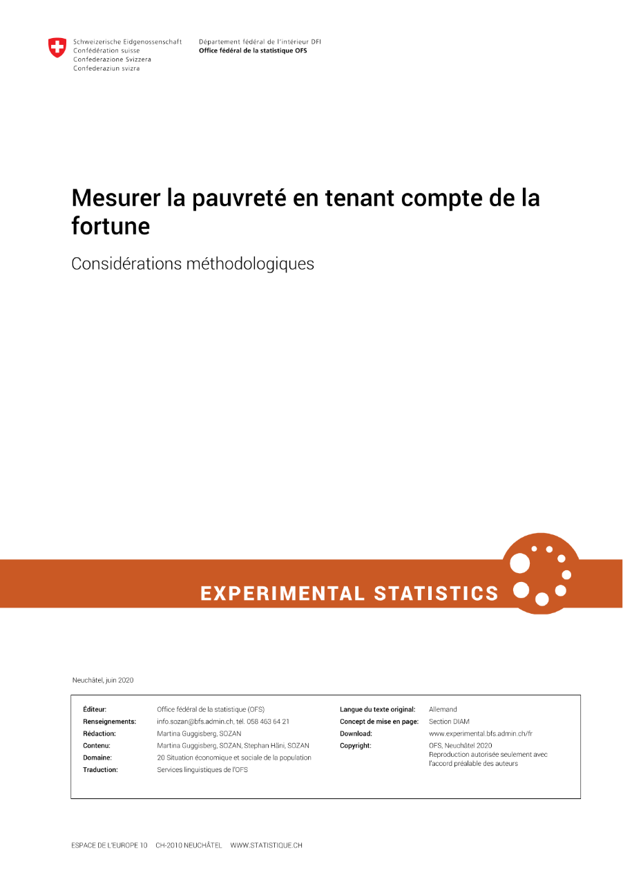 Mesurer la pauvreté en tenant compte de la fortune
