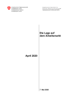 Die Lage auf dem Arbeitsmarkt im April 2020