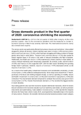 Gross domestic product in the 1st quarter of 2020