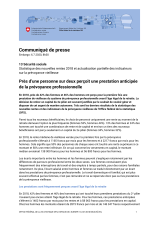 Près d'une personne sur deux perçoit une prestation anticipée de la prévoyance professionnelle