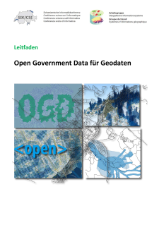 Leitfaden - Open Government Data für Geodaten