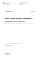 Survey of higher education graduates - Questionnaire for first survey 2019