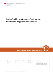 SwissCovid - méthodes d'estimation du nombre d'applications actives