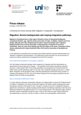 Migration: diverse backgrounds and varying integration pathways