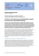 En Suisse, le travail permet une grande flexibilité aux salariés qui assument des responsabilités familiales