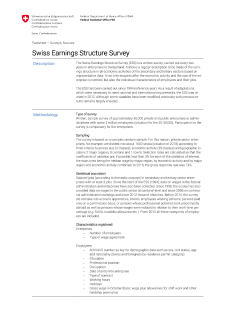 Swiss Earnings Structure Survey