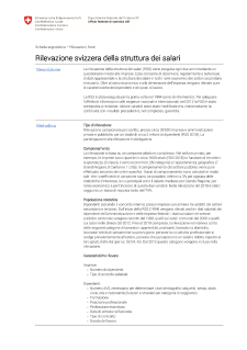 Rilevazione svizzera della struttura dei salari