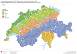 Réseau d'entreprises pilotes (REP): localisations des exploitations de la Suisse, en 2019