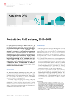 Portrait des PME suisses, 2011-2018