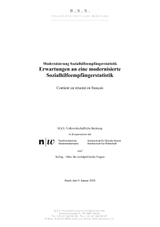 Attentes pour une statistique de l'aide sociale modernisée