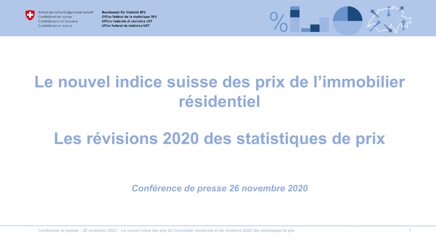 Le nouvel indice des prix de l'immobilier résidentiel et les révisions 2020 des statistiques de prix