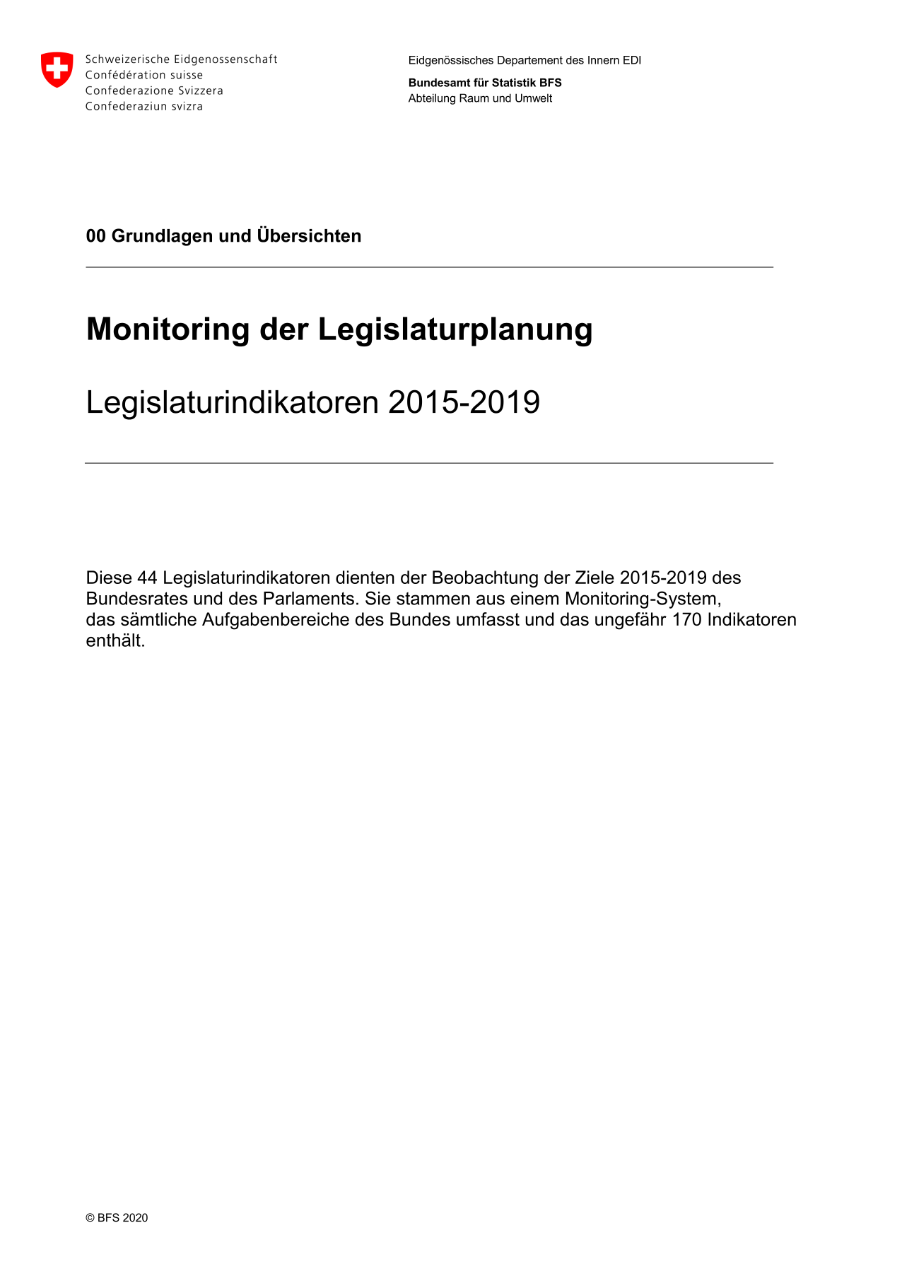 Legislaturindikatoren 2015-2019