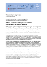 26% des personnes handicapées subissent des discriminations sur leur lieu de travail
