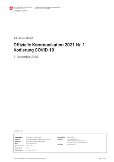 Offizielle Kommunikation 2021 Nr. 1