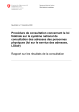 Rapport sur les résultats de la procédure de la consultation concernant la loi sur le service des adresses, (LSAdr)