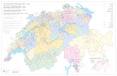 Carte synoptique des niveaux institutionnels de la Suisse, état: 1.1.2021
