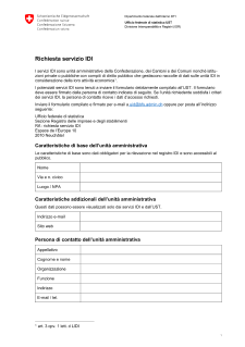 Formulario di domanda per servizio IDI (pdf)