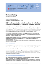 2020 wurden gemäss den ersten Ergebnissen der polizeilichen Kriminalstatistik nahezu 24 400 digitale Straftaten registriert