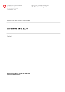 Questionnaire et Codebook 2020
