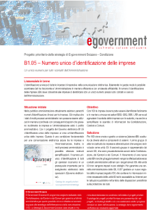 B1.05 - Numero unico d'identificazione delle imprese