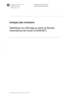Statistique du chômage au sens du BIT (CHOM-BIT) - Analyse des révisions