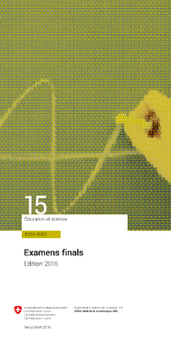 Examens finals. Edition 2016