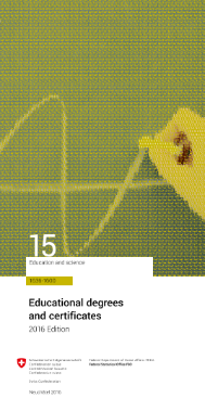 Educational degrees and certificates. 2016 Edition