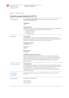 Gütertransportstatistik