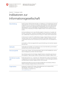 Indikatoren zur Informationsgesellschaft