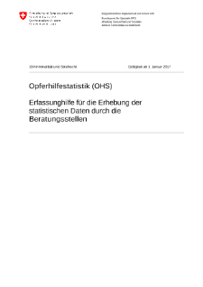 Erfassunghilfe für die Opferhilfestatistik-Erhebung OHS