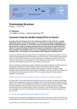 Comment vivent les familles d'aujourd'hui en Suisse?