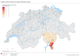 Pendolari: bacino di attrazione di Lugano, 2018