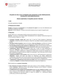 Profiling light - Notice explicative à l'enquête